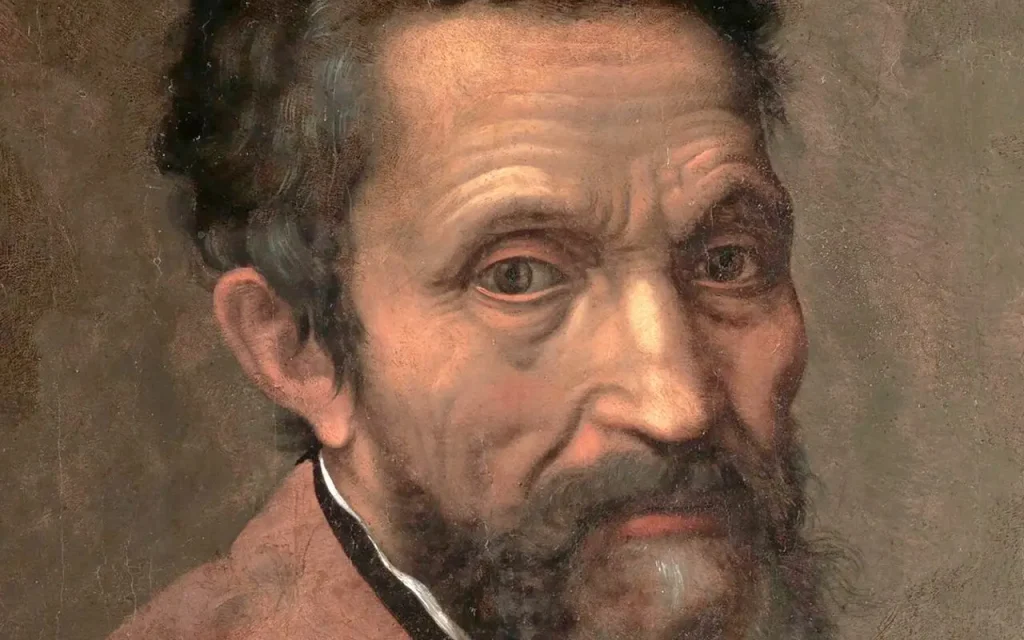 Daniele da Volterra (Daniele Ricciarelli) (Italian, Volterra 1509â€“1566 Rome)
Michelangelo Buonarroti (1475â€“1564), probably ca. 1544
Oil on wood; 34 3/4 x 25 1/4 in. (88.3 x 64.1 cm)
The Metropolitan Museum of Art, New York, Gift of Clarence Dillon, 1977 (1977.384.1)
http://www.metmuseum.org/Collections/search-the-collections/436771